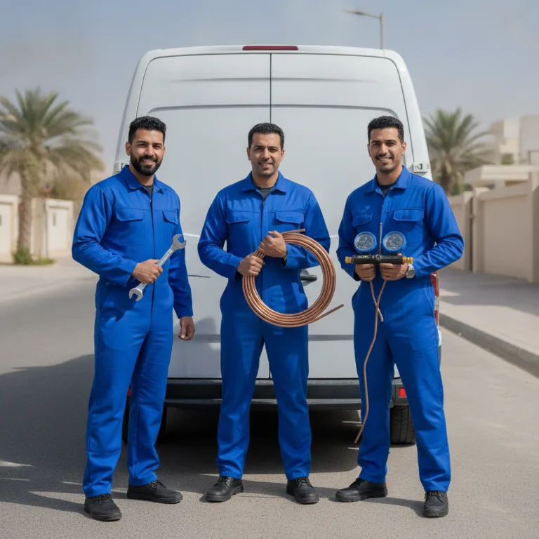 HVAC team in Tarif Kalba